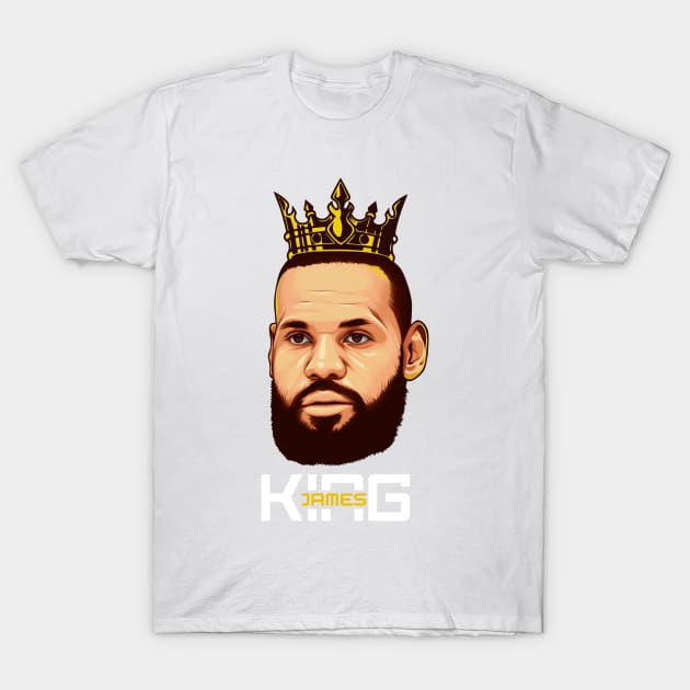 LeBron James T-Shirt by knnthmrctn